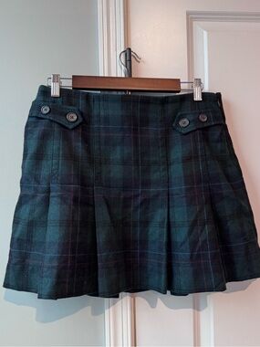 Vintage 2005 Gap Plaid Mini Skirt | Y2K Tartan | Size 6